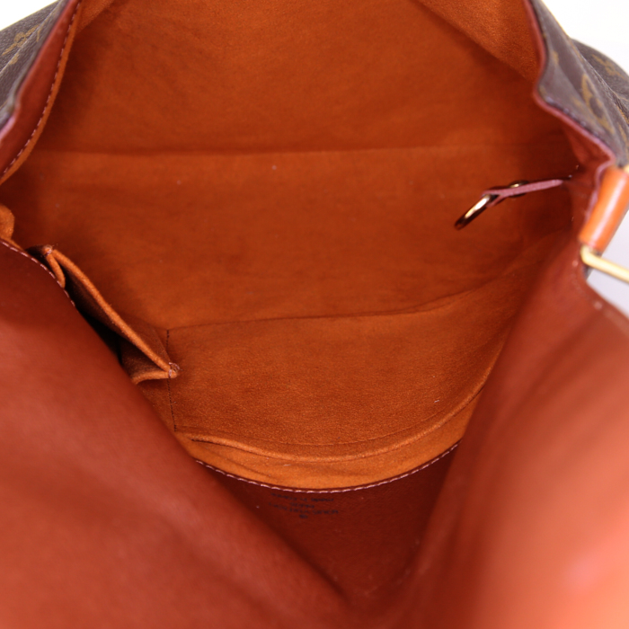 Louis Vuitton Musette Salsa shoulder bag in monogram canvas and natural leather - Detail D2