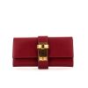 Hermes Médor pouch in red box leather - 360 thumbnail