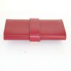 Hermes Médor pouch in red box leather - Detail D4 thumbnail