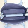 Prada Double small model shoulder bag in light blue leather saffiano - Detail D3 thumbnail
