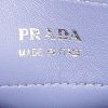 Prada Double small model shoulder bag in light blue leather saffiano - Detail D4 thumbnail