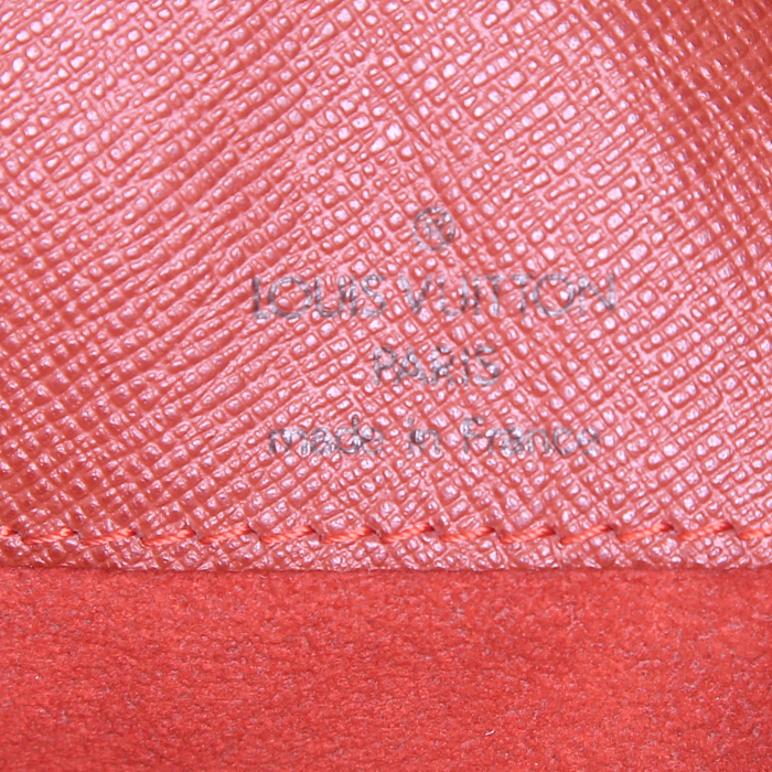 Louis Vuitton Musette shoulder bag in brown damier canvas and brown leather - Detail D3