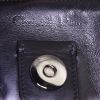 Dior Diorissimo medium model shoulder bag in white and black bicolor mink and black python - Detail D4 thumbnail