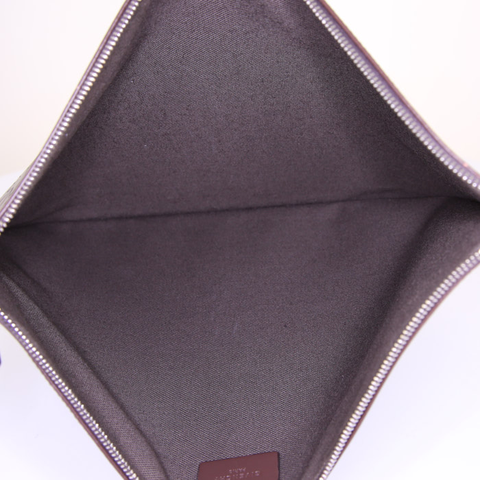 Givenchy pouch in brown leather - Detail D2