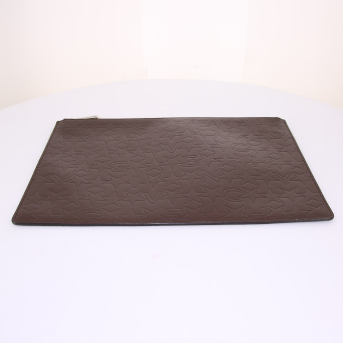 Givenchy pouch in brown leather - Detail D4