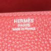 Sac à main Hermes Lindy 34 cm en cuir togo rouge - Detail D3 thumbnail