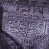 Borsa Chanel Ice cube in jersey nero con motivo a quadrati metallici - Detail D3 thumbnail