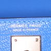 Sac bandoulière Hermes Kelly 20 cm en cuir Bleu Hydra - Detail D4 thumbnail