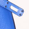 Hermes Kelly 20 cm shoulder bag in Bleu Hydra leather - Detail D5 thumbnail