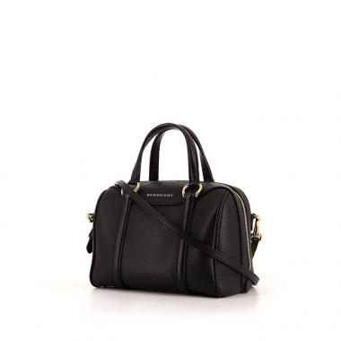 Burberry handbag in black leather