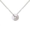 Dinh Van Double Sens necklace in white gold and diamonds - 00pp thumbnail