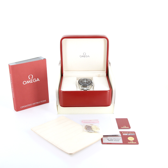 Omega Speedmaster Professional watch in stainless steel Ref:  35705000 Circa  2012 - Detail D2