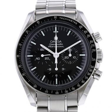 Montre Omega Speedmaster Professional en acier Ref :  35705000 Vers  2012