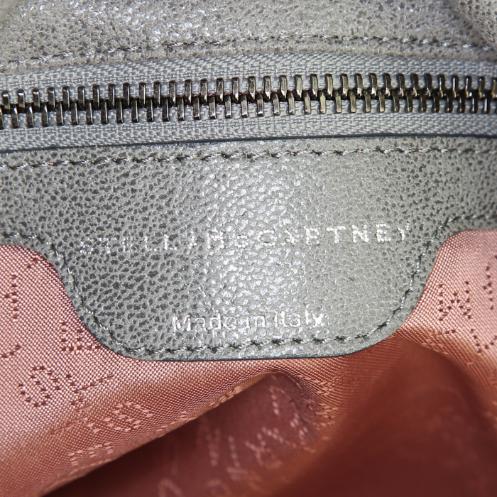 Stella McCartney handbag in grey canvas - Detail D3