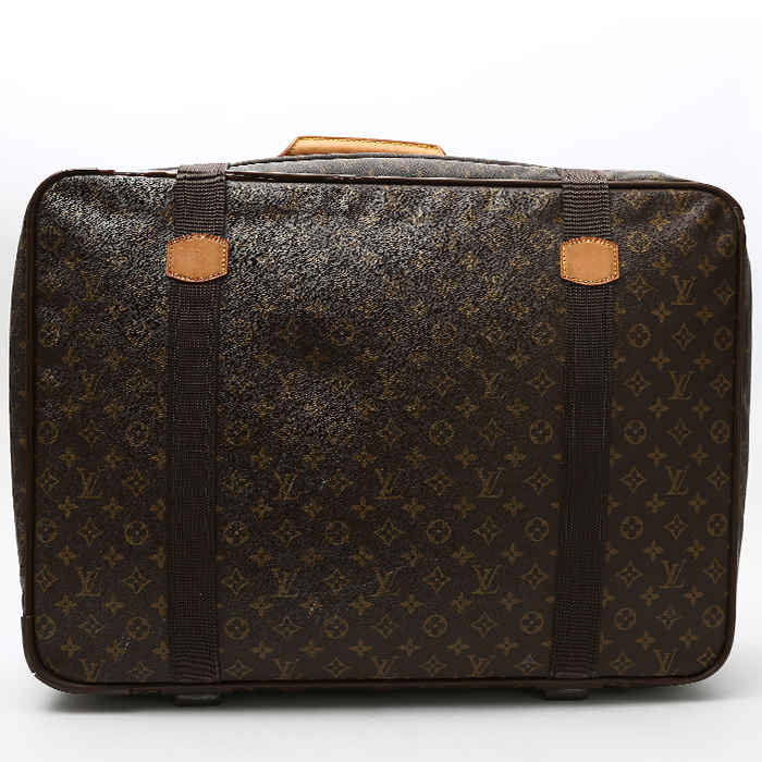 Maleta Louis Vuitton Satellite en lona Monogram y cuero natural - Detail D7