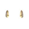Paire de boucles d'oreilles époque années 90 Bulgari en or jaune et diamants - 00pp thumbnail