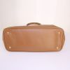 Prada Galleria handbag in beige leather saffiano - Detail D4 thumbnail