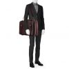 Louis Vuitton Satellite suitcase in burgundy taiga leather - Detail D1 thumbnail