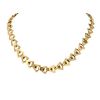 Articulated Vintage 1980's necklace in yellow gold - 00pp thumbnail