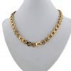 Articulated Vintage 1980's necklace in yellow gold - 360 thumbnail