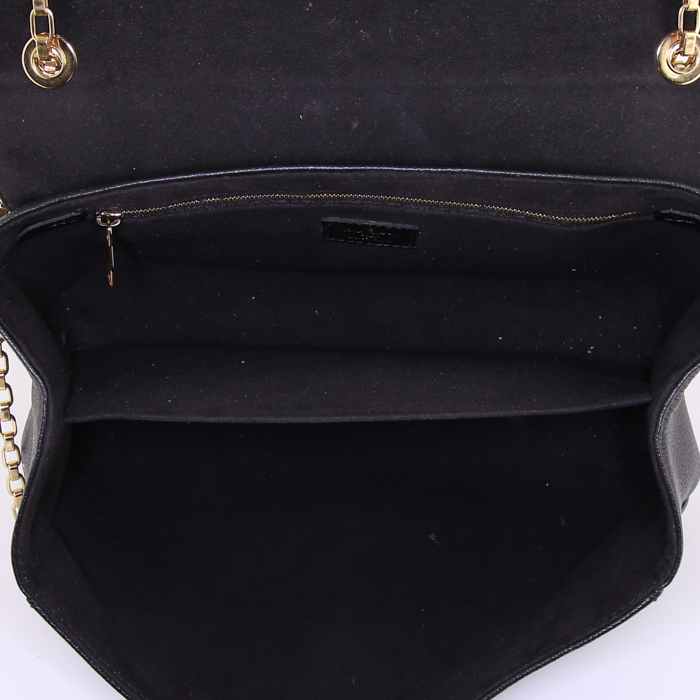 Louis Vuitton Saint Germain medium model shoulder bag in black monogram leather - Detail D3