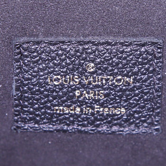 Louis Vuitton Saint Germain medium model shoulder bag in black monogram leather - Detail D4