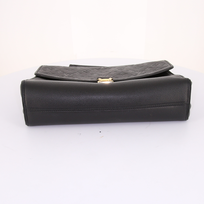 Louis Vuitton Saint Germain medium model shoulder bag in black monogram leather - Detail D5