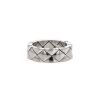 Half-flexible Chanel Matelassé ring in white gold - 00pp thumbnail