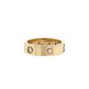 Cartier Love large model ring in yellow gold and diamonds - 00pp thumbnail