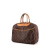 Sac à main Louis Vuitton Deauville en toile monogram marron et cuir naturel - 00pp thumbnail