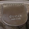 Gucci Bamboo handbag in olive green canvas and olive green leather - Detail D4 thumbnail