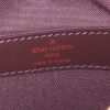 Louis Vuitton Naviglio shoulder bag in ebene damier canvas and brown leather - Detail D3 thumbnail