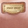 Miu Miu Vitello Lux shoulder bag in brown leather - Detail D4 thumbnail