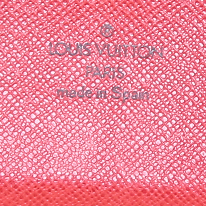 Louis Vuitton Sarah wallet in red epi leather - Detail D3