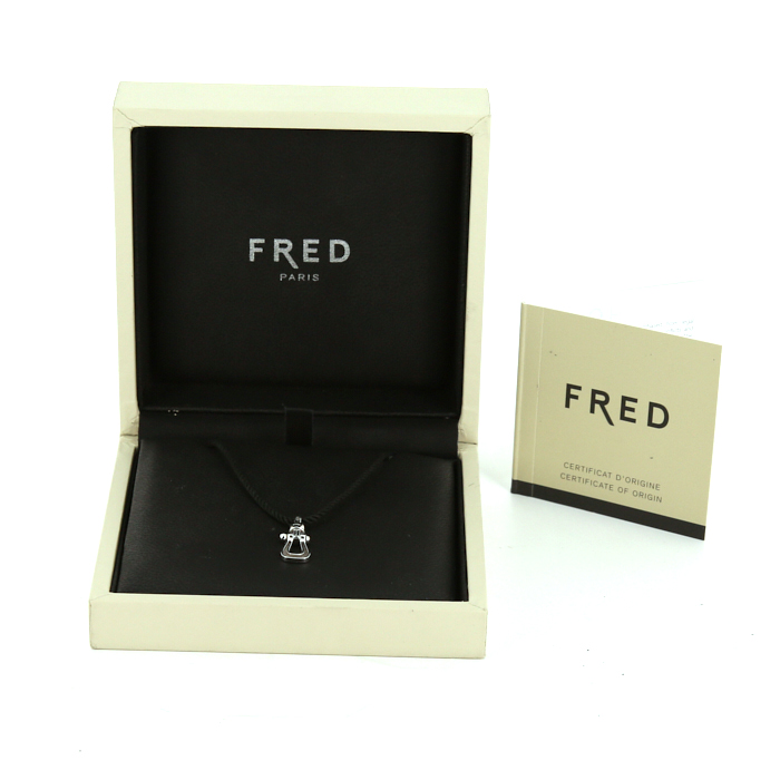 Fred Force 10 necklace in white gold - Detail D2