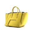 Celine Phantom handbag in yellow suede - 00pp thumbnail