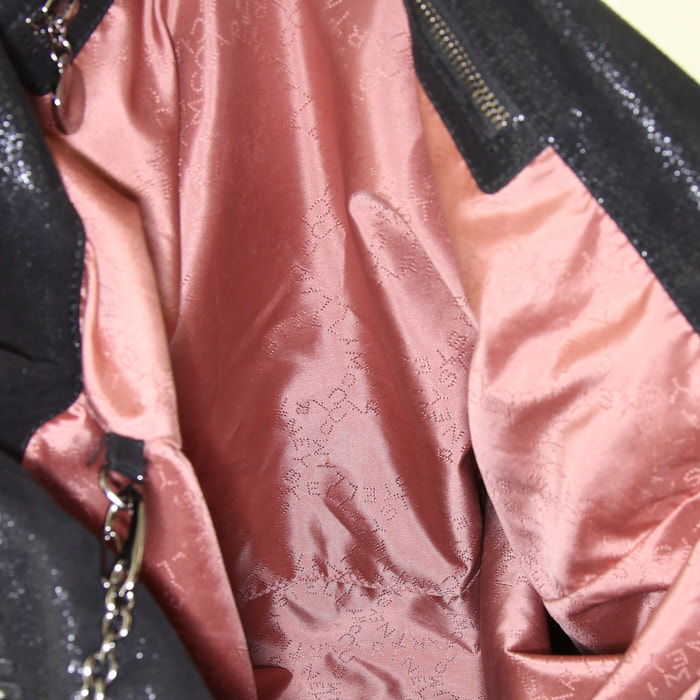 Sac à main Stella McCartney Falabella en toile noire - Detail D2