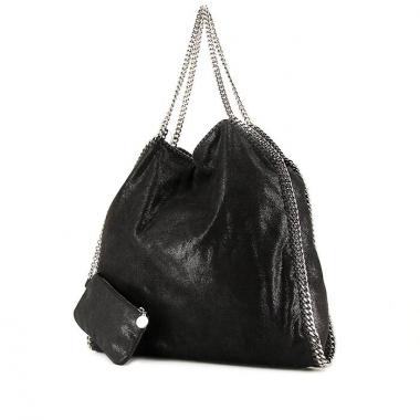 Borsa Stella McCartney Falabella in tela nera