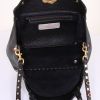 Valentino Garavani Rockstud bag worn on the shoulder or carried in the hand in black leather - Detail D3 thumbnail