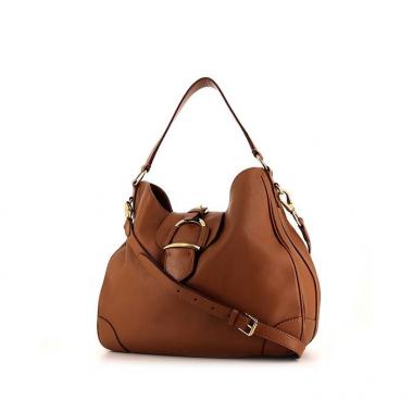 Borsa Ralph Lauren in pelle marrone