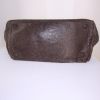 Chloé Elvire handbag in brown ostrich leather - Detail D4 thumbnail