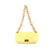 Prada handbag in yellow leather - 360 thumbnail