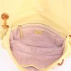 Prada handbag in yellow leather - Detail D2 thumbnail