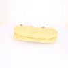 Bolso de mano Prada en cuero amarillo - Detail D4 thumbnail