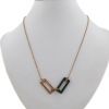 Chopard Rihanna Loves Chopard necklace in pink gold and ceramic - 360 thumbnail