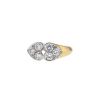 Bague Tiffany & Co en or jaune,  platine et diamants - 00pp thumbnail