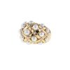 Chanel Baroque medium model ring in yellow gold,  cultured pearls and diamonds - 00pp thumbnail