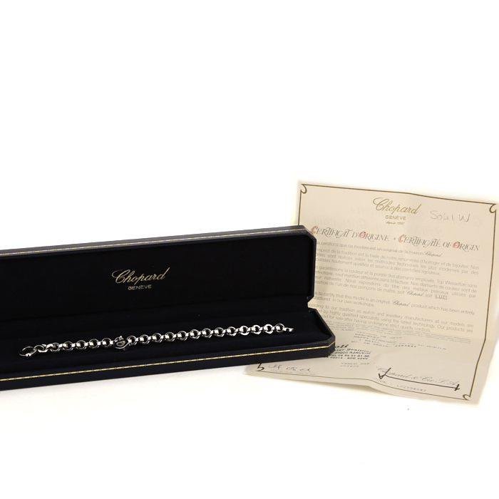 Chopard Happy Diamonds bracelet in white gold and diamonds