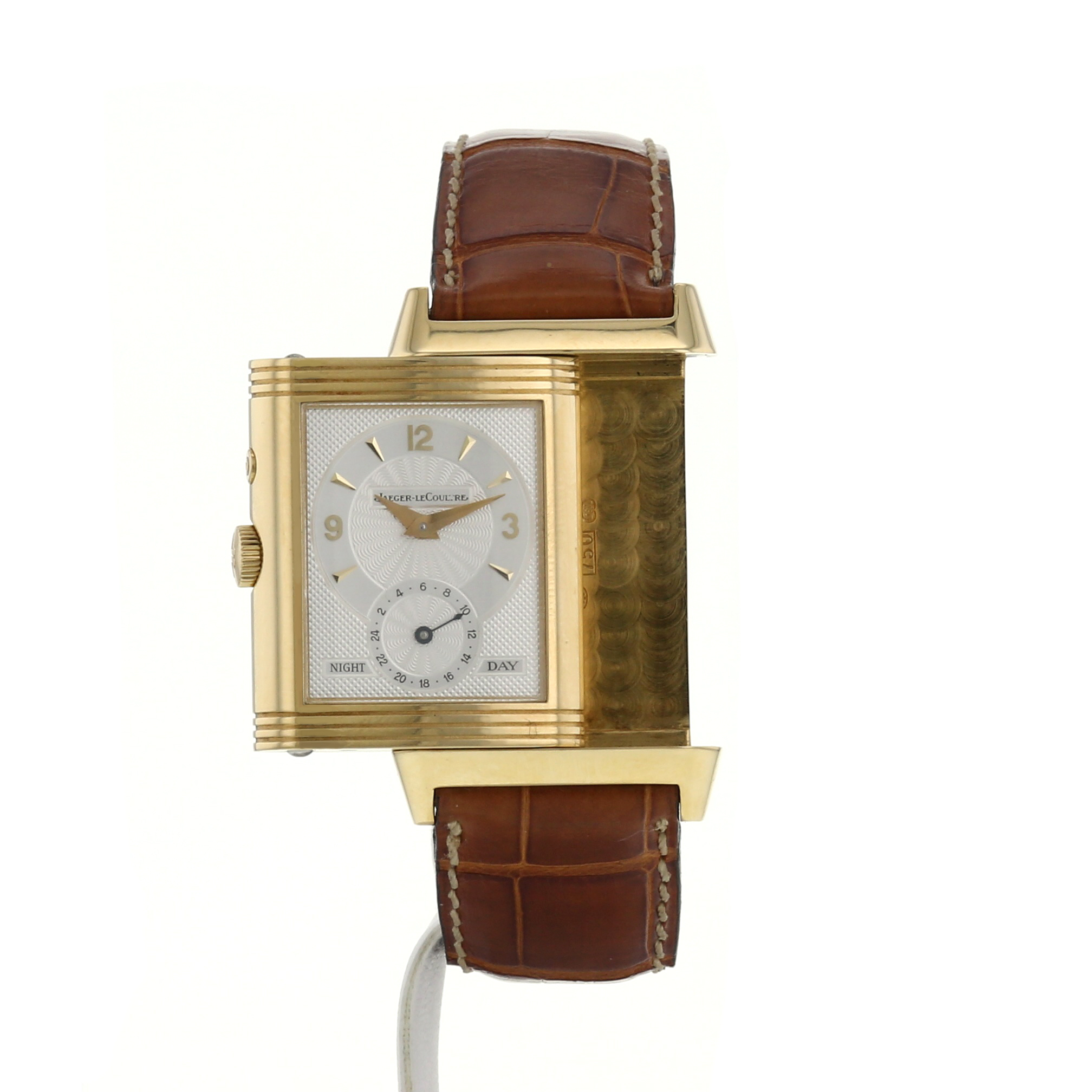 Reloj Jaeger-LeCoultre Reverso-Duoface de oro amarillo 18k Ref : 270154 Circa 2000 - Detail D2
