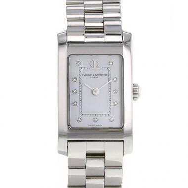 Montre Baume 
Mercier Hampton Classic en acier Vers  2000